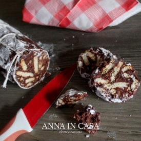 Salame dolce al cioccolato Annaincasa